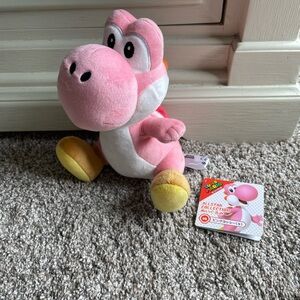 Super Mario pink Yoshi